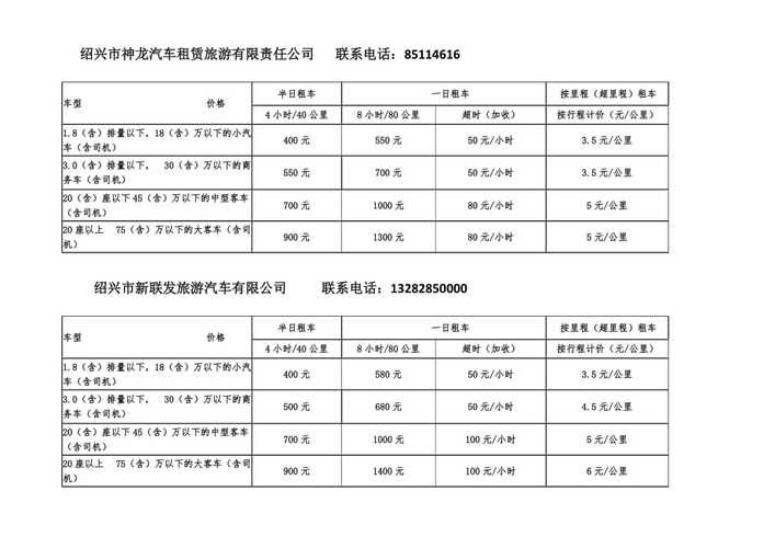 海口租车价格一览表_海口租车哪个平台好又便宜