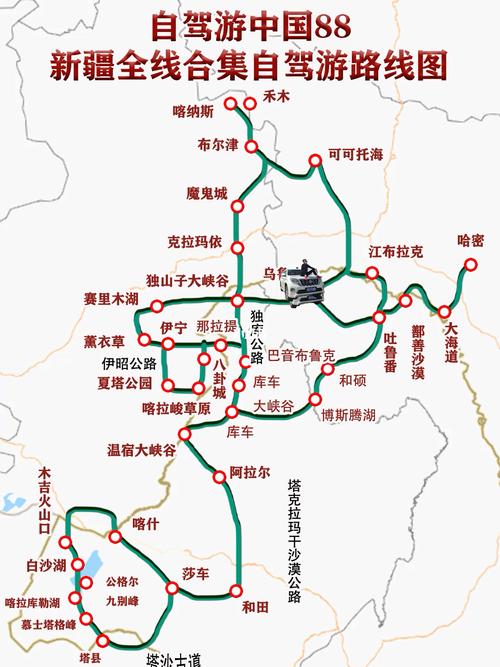 新疆自驾游最合理的路线-新疆自驾游最合理的路线图